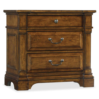 Tynecastle Three Drawer Nightstand