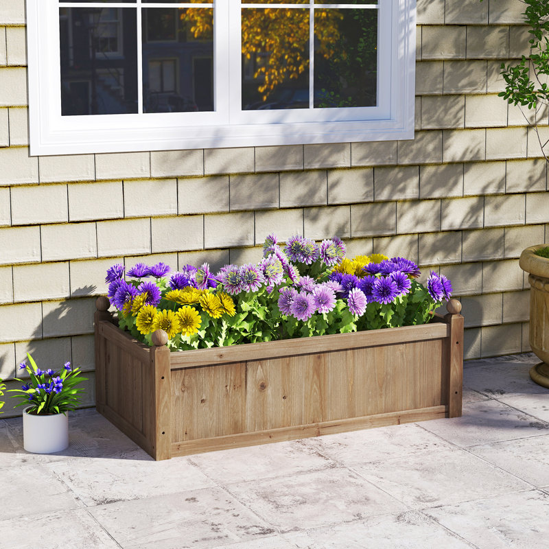 Delanne Wood Planter Box
