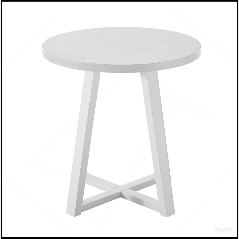 Ensemble de tables basses 3 pièces Modern Harmony, Blanc