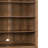 83.4"Tall Modern Bookshelf with Doors, Farmhouse Bookcase with 3-Tier Adjustable Shelves, Display Shelves with LED Light,Large Storage Cabinet for Living Room,Home Office, Walnut