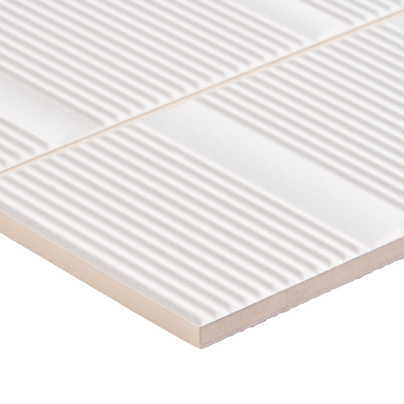 Flyer 8'' x 16'' Matte Ceramic Wall Tile (10.32 Sq. Ft. / Case), White