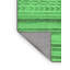 Tapis lavables à la machine à motif abstrait vert émeraude 2305-36060610