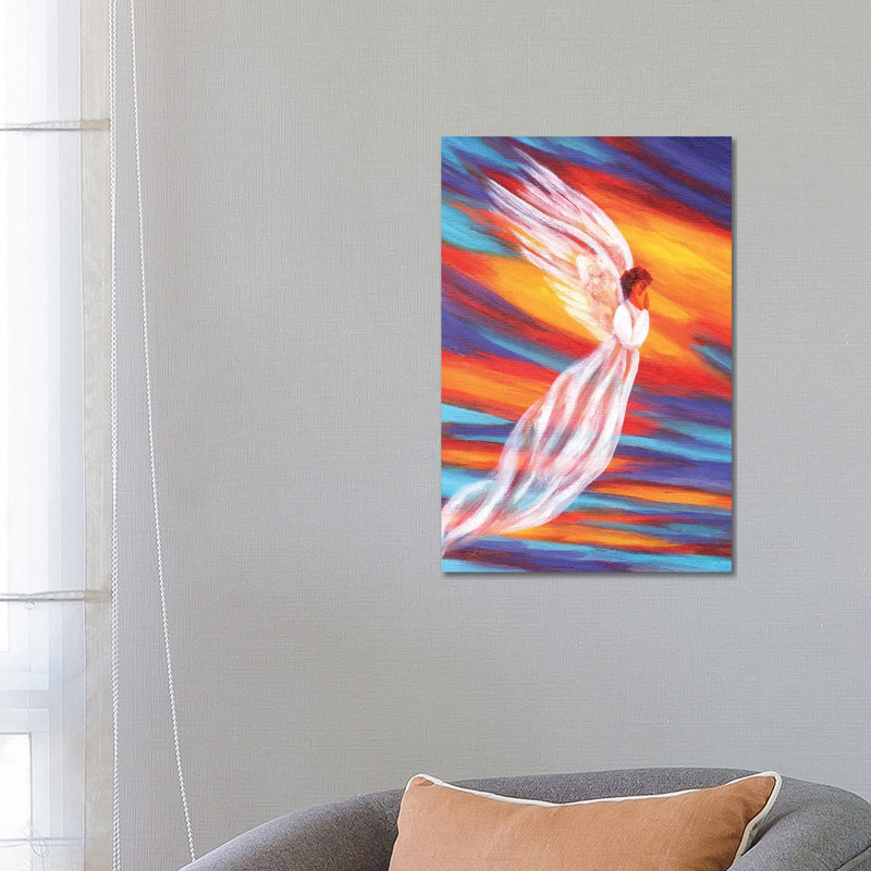 Southwest Sunset Angel 1 Piece Wrapped Canvas Painting, 66.04 cm H x 45.72 cm W x 1.91 cm D