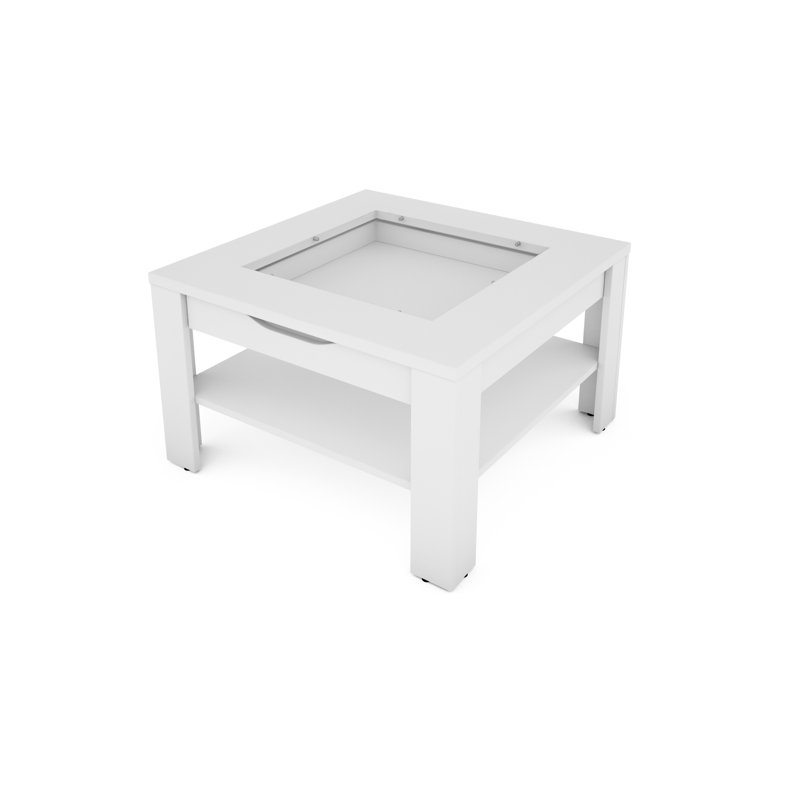 Hadlow Coffee Table with Storage, White
