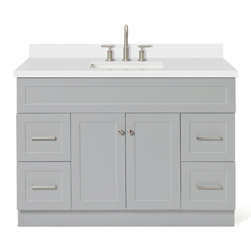 Ensemble de meuble-lavabo simple 49 po Hamlet, Clair, Blanc