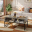 Table basse en verre avec rangement Northborough-441242546