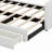 Twin Daybed With Two Storage Drawers, Modern Button Tufted Linen Day Bed With Trundle Bed Twin To King-1621418087