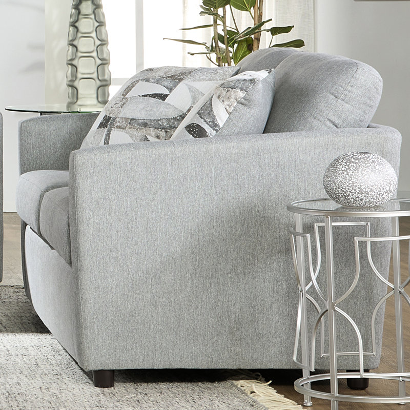 57" Upholstered Loveseat - Classic Aloe/Jasper Linen