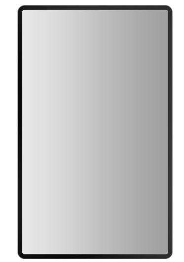 Miroir mural Lirin, 24"