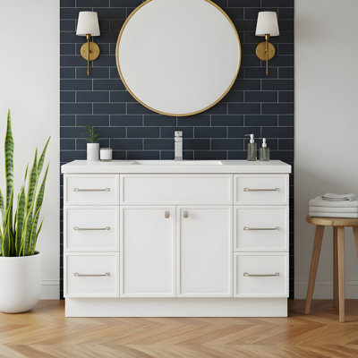 Ensemble de meuble-lavabo simple 48 po Manhattan