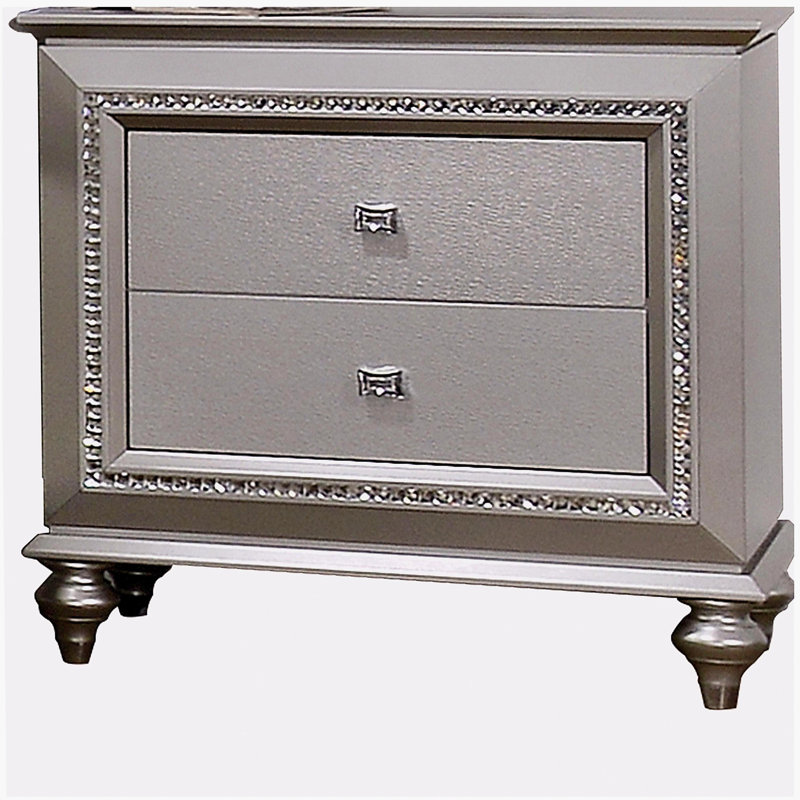 Table de chevet Kaitlyn, Champagne