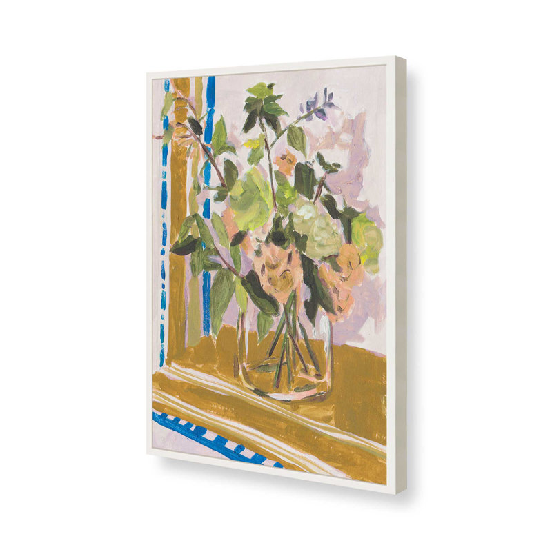 Reproduction d'art sur toile, "Nostalgia II" par Melissa Wang, Impression sur cadre ouvert sans papier mat, H 32 po x l 48 po