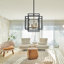 Lustre rectangulaire à 4 lumières-37315522