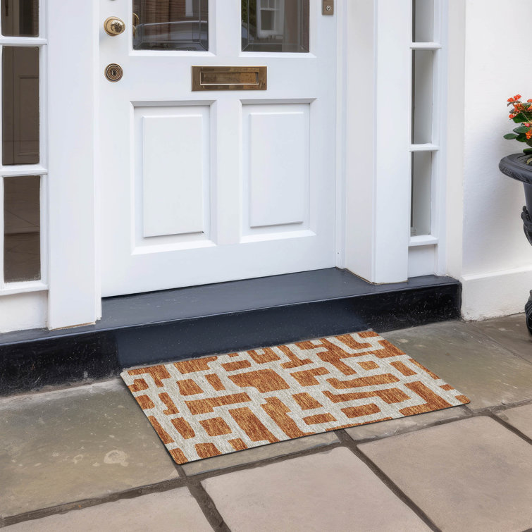 Chaena Washable Abstract Indoor Rug