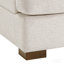 Oversized Upholstered Arm Chair Beige