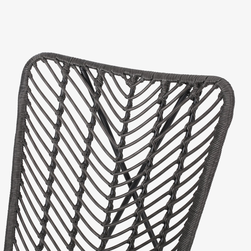 Chaise d'extérieur 2 pièces, Gris