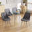 Bridgnorth Modern Simple Velvet Dining Chairs With Legs (Set Of 4)-1646536350-1657359604