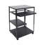 Bureau d'ordinateur à hauteur réglable avec plateau pour clavier Sternberg