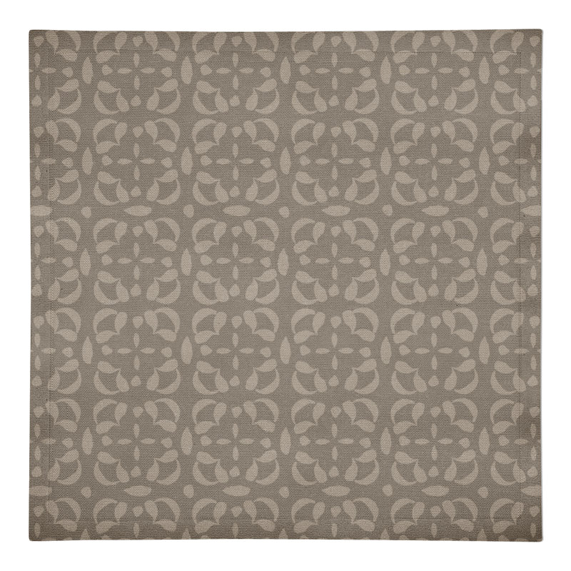 Serviette rectangulaire, Brun