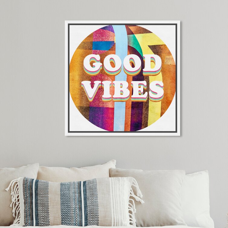 Good Vibes Only  Typography and Quotes Wall Art by Oliver Gal