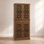 Armoire à 4 portes avec 1 tiroir, 4 tablettes réglables et conception anti-basculement pour un rangement et une sécurité accrus