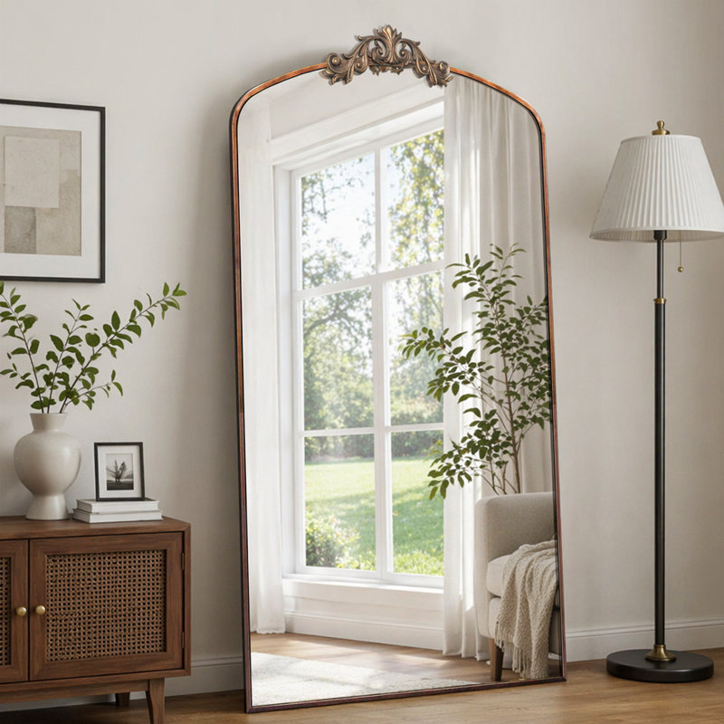 Metal Framed Full Length Mirror