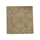 Ziegler Wool Oriental Area Rug in Light Blue/Brown