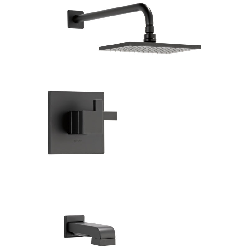 Siderna® TempAssure® Thermostatic Tub/Shower Trim, 2.50, Matte Black