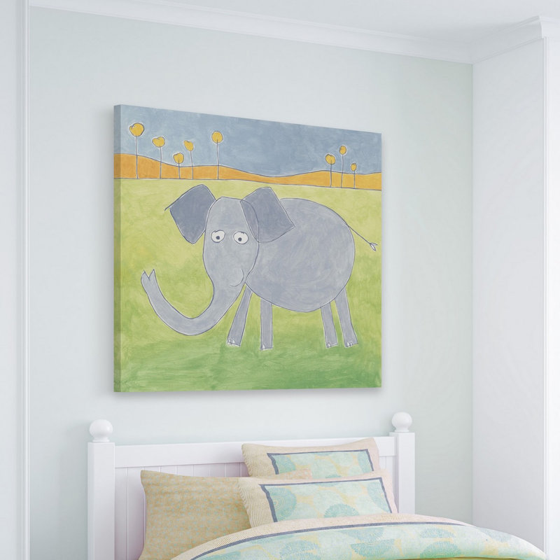 «Paredes Quinn's Elephant», reproduction sur toile tendue, H 40 po x l 40 po x P 1,5 po
