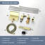 1 Handle Deck Waterfall Faucet with Diverter