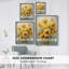 Reproduction encadrée FLORAL Series CDXLVII - bois massif-666414679