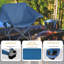Ensemble de 4 chaises de camping portatives, chaises pliantes pliantes compactes pour adultes, robustes, capacité de 400 lb-1825835908