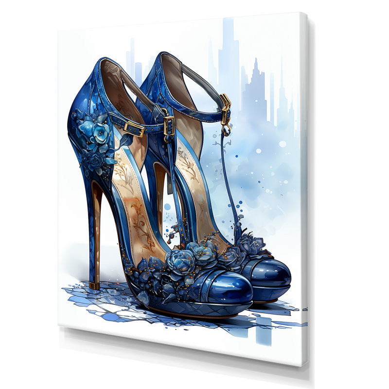 Fashion High Heels I - imprimé, Toile tendue, H 20 po x l 12 po x P 1 po