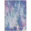 Tapis bleu intérieur / extérieur lavable à la machine Claudian ACN1640-104235808