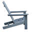 Ensemble de 2 chaises et table Adirondack d'extérieur
