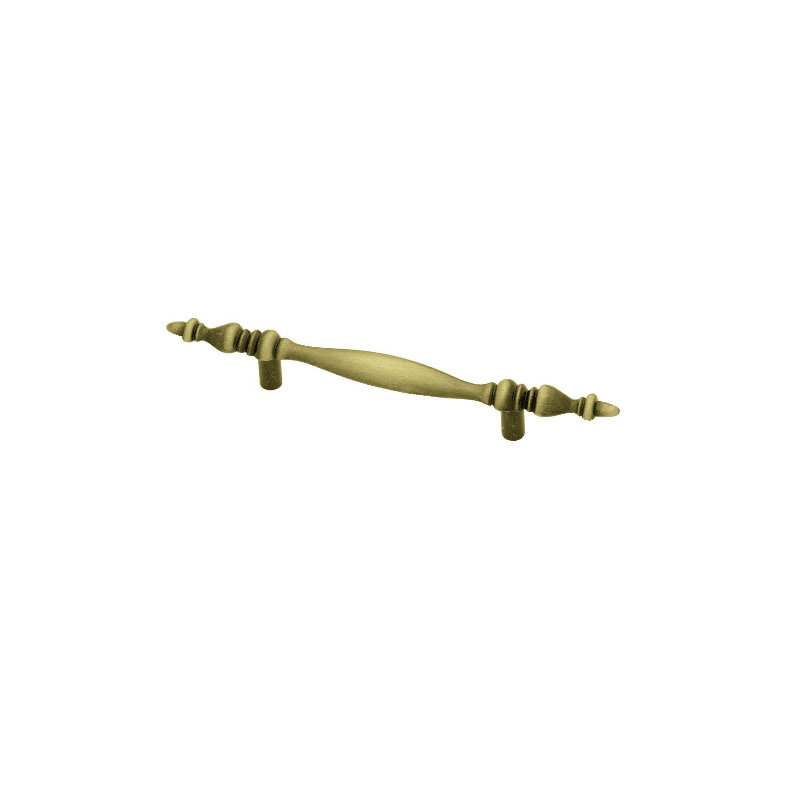 Poignée traditionnelle 3 po laiton antique