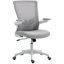 Fauteuil de bureau ergonomique, chaise de bureau avec support lombaire, beige-1453722890