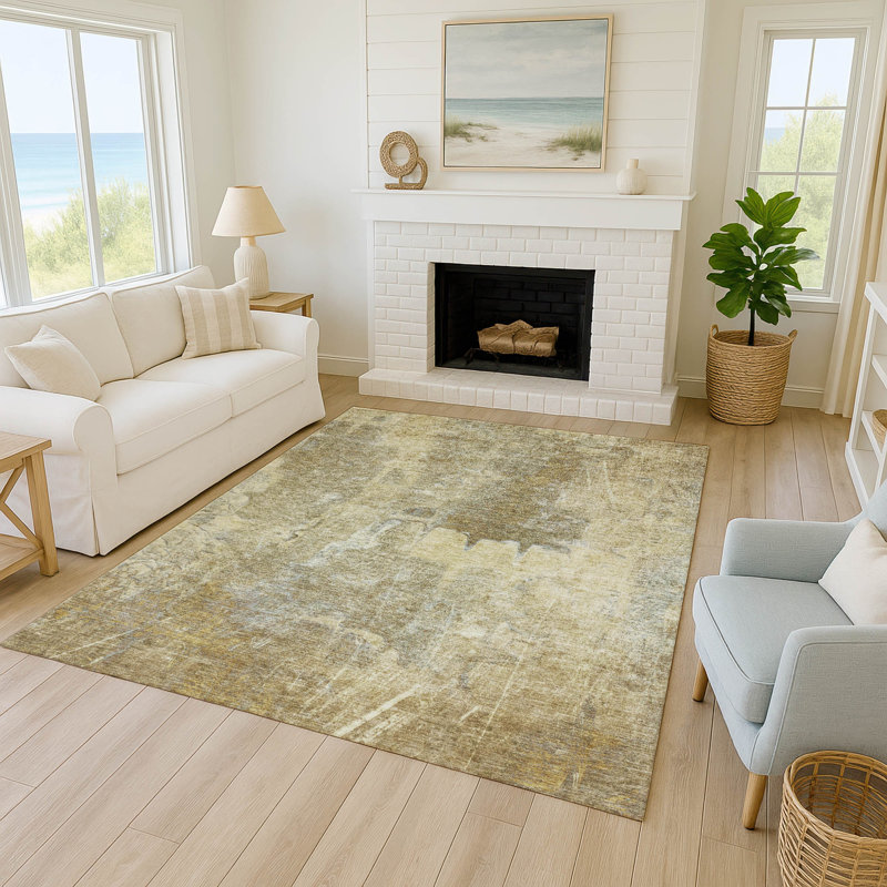 Machine washable indoor/outdoor  acn2226 abstract rug Kadyn, Rectangle 10' x 14'