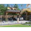 Dunster House Wooden Gazebo Leviathan 6m x 3m Heavy Duty Patio Shelter With Roof Shingles
