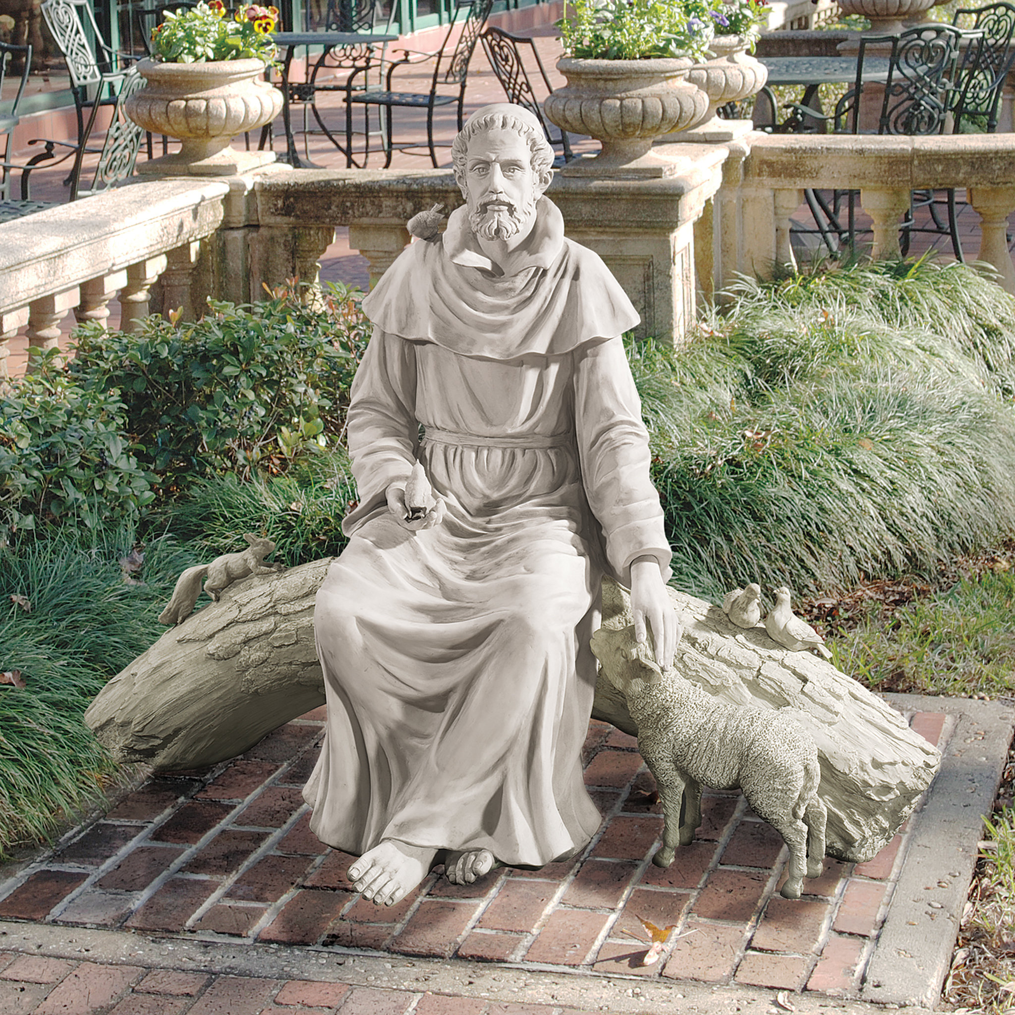 Design Toscano St. Francis Garden Statue & Reviews Wayfair
