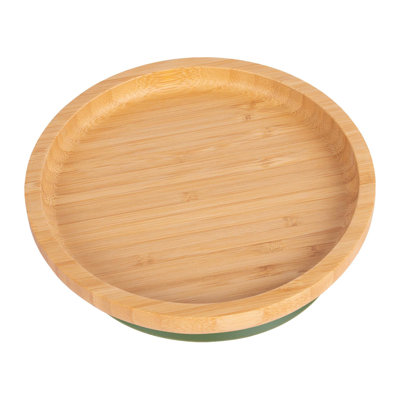 Tiny Dining - Round Bamboo Suction Plate