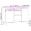 Mariolino 104cm Sideboard-104156685