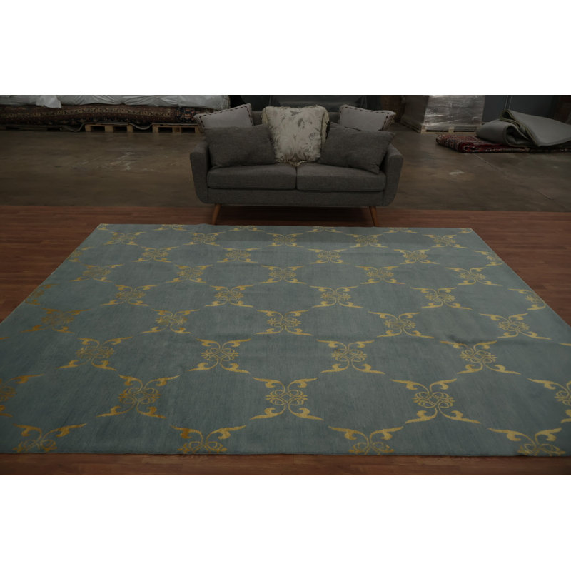 Élégant tapis oriental moderne 8 x 10 pour un espace de vie chic
