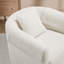 Fauteuil d'appoint pivotant avec repose-pieds en chenille-678825343