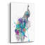 Bungalow rose «Peacock» par Karin Roberts, art mural en verre acrylique-688788168