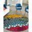 Tapis rose / jaune / bleu Jesusa-1657696051