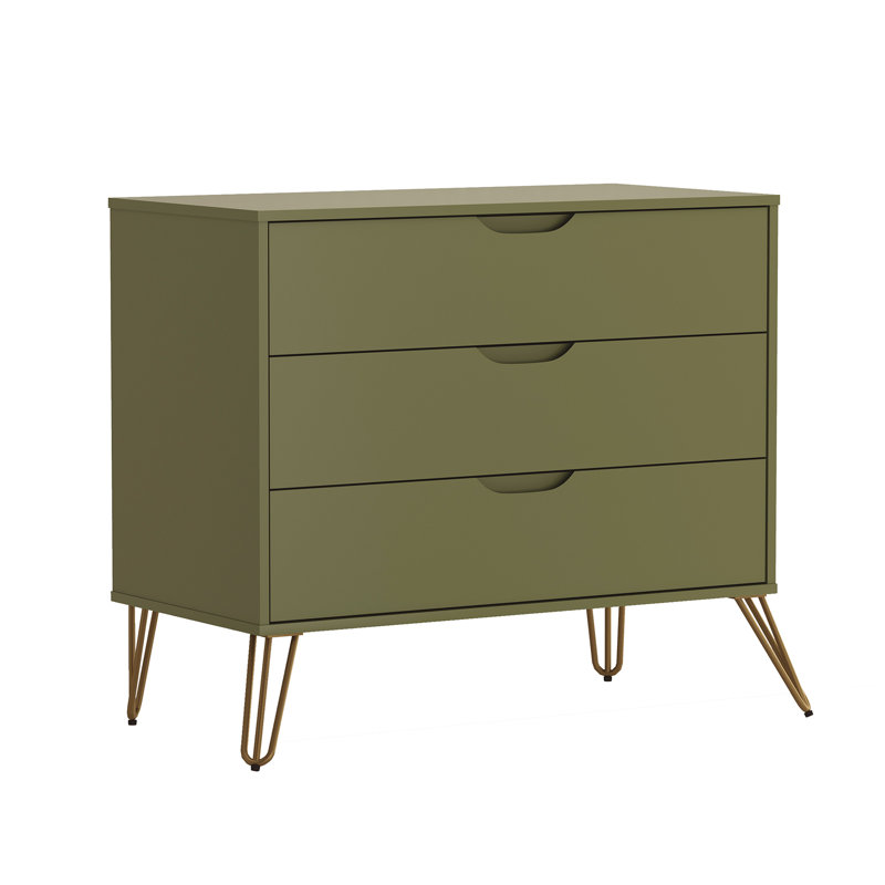 Commode vert olive