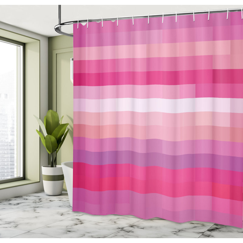 Shower Curtain with Hooks Included
