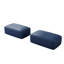 Repose-pieds en cuir italien Hustle Square-109286822