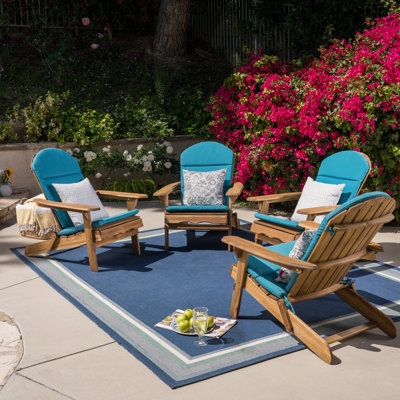 Matthias Solid Wood Folding Adirondack Chair by Rosecliff Heights